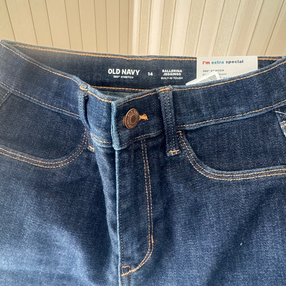 Old Navy Girls Dark Blue Skinny Jeans